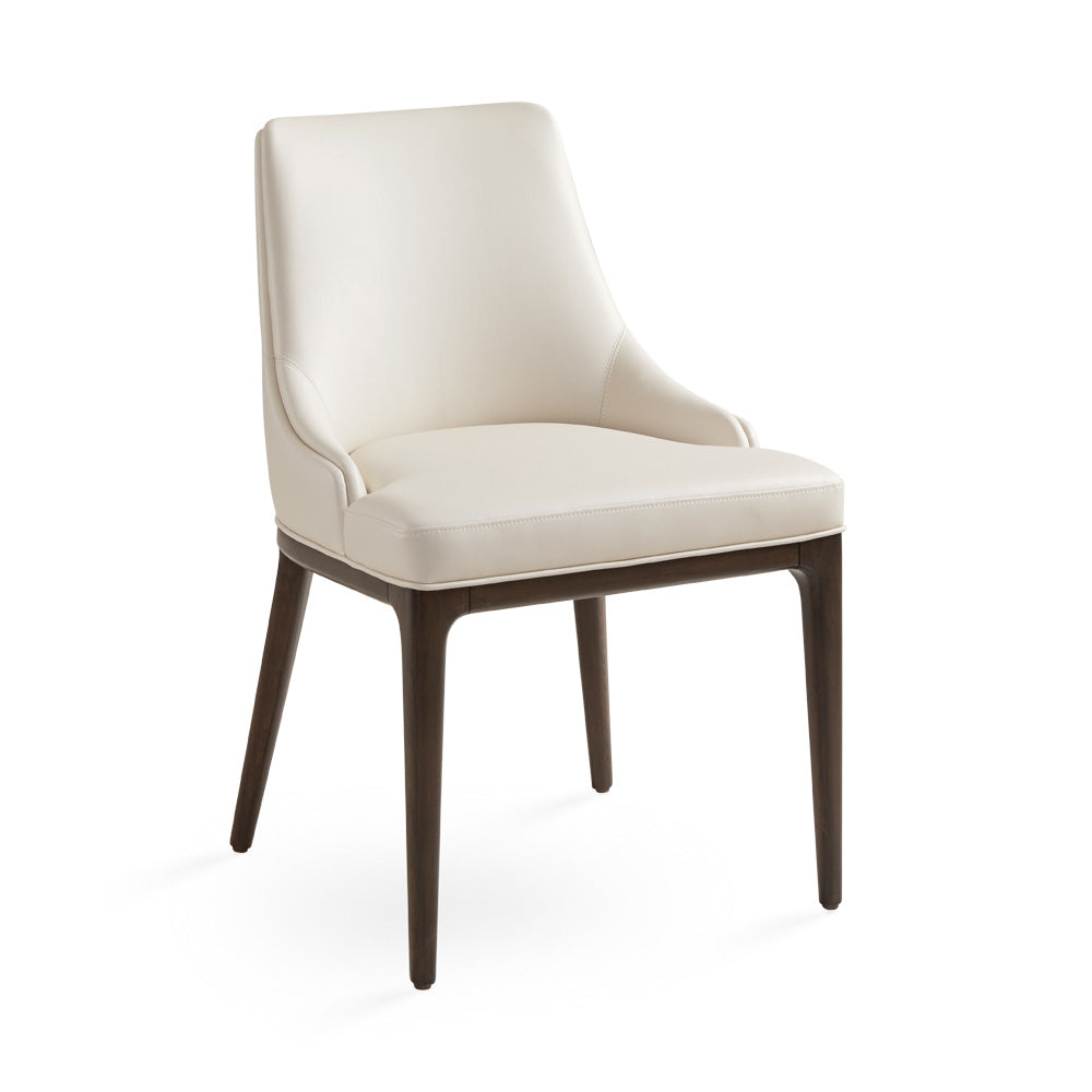 Emmett Dining Chair aspen taupe PU - Ella and Ross Furniture