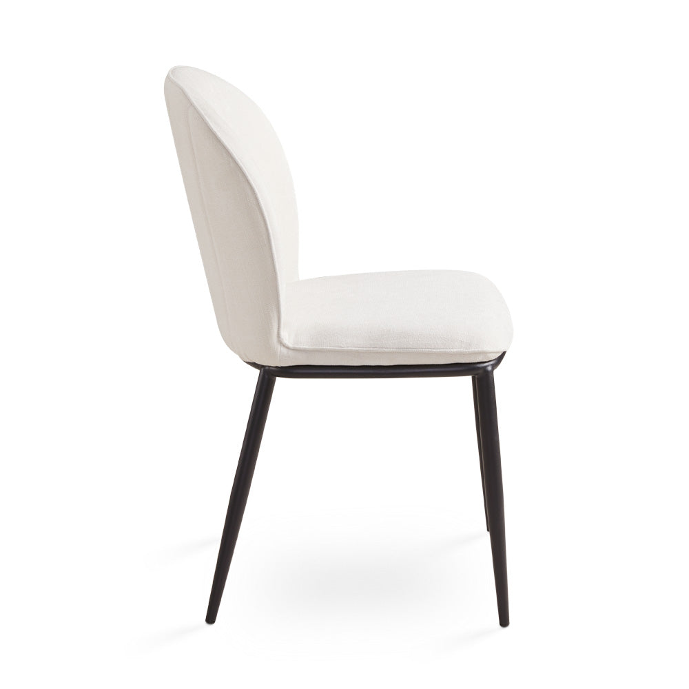 Ansley Dining Chair Ivory Silex - Ella and Ross Furniture