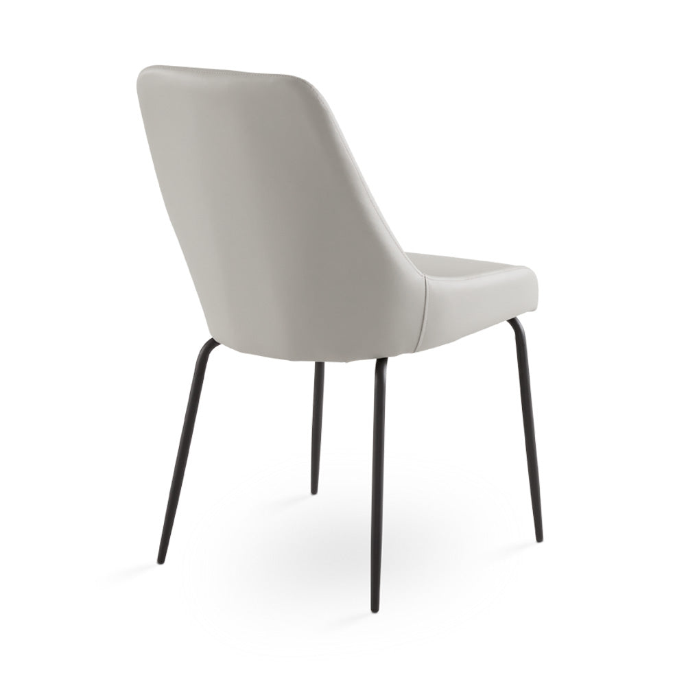 Avari Black Metal Dining Chair