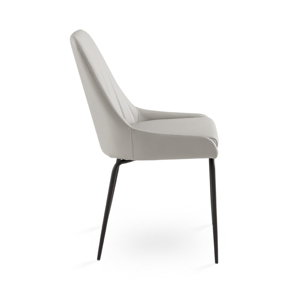 Avari Black Metal Dining Chair