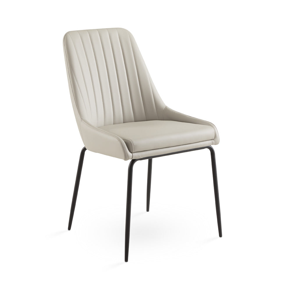 Avari Black Metal Dining Chair