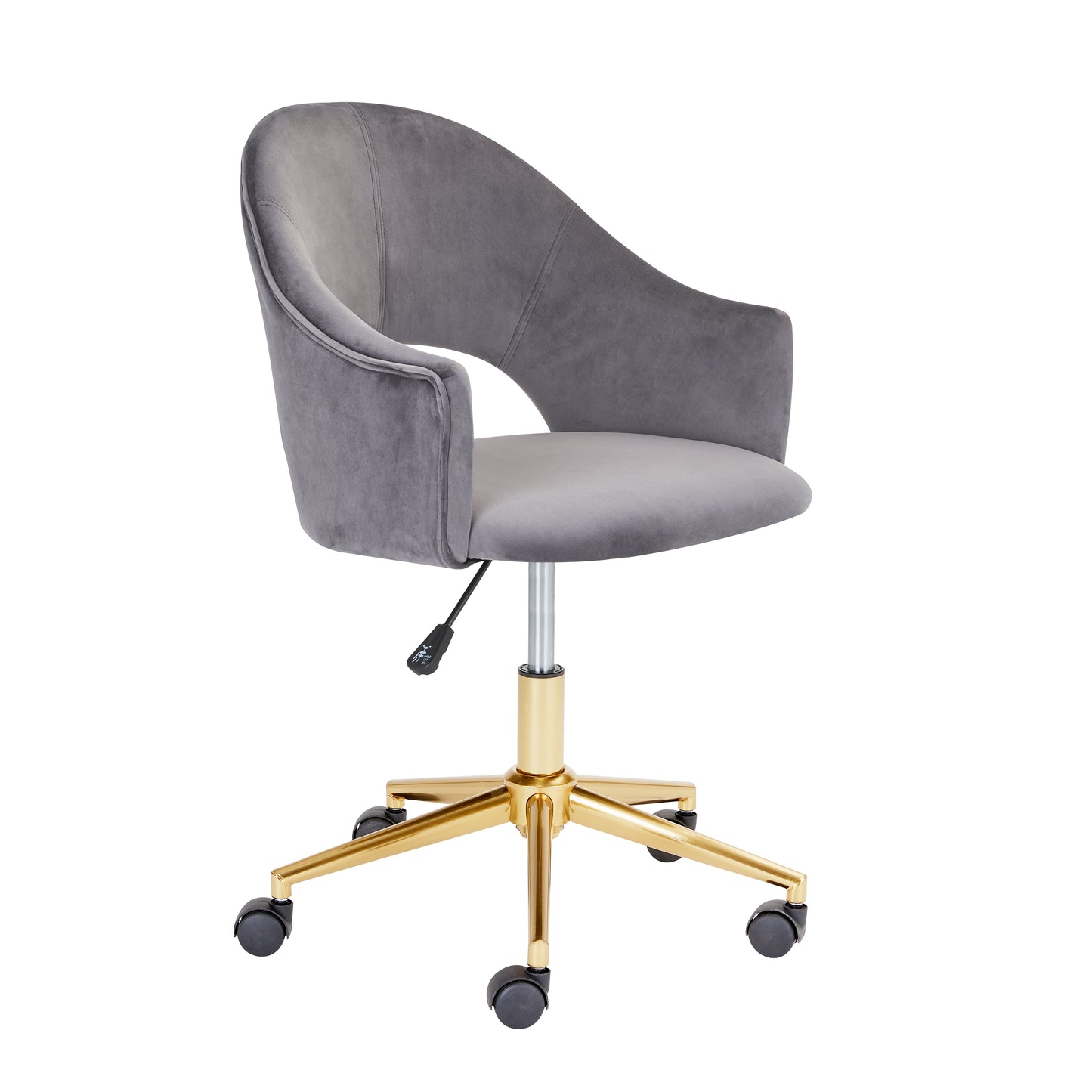 Charlie Office Chair - Gold - Ella and Ross Furniture