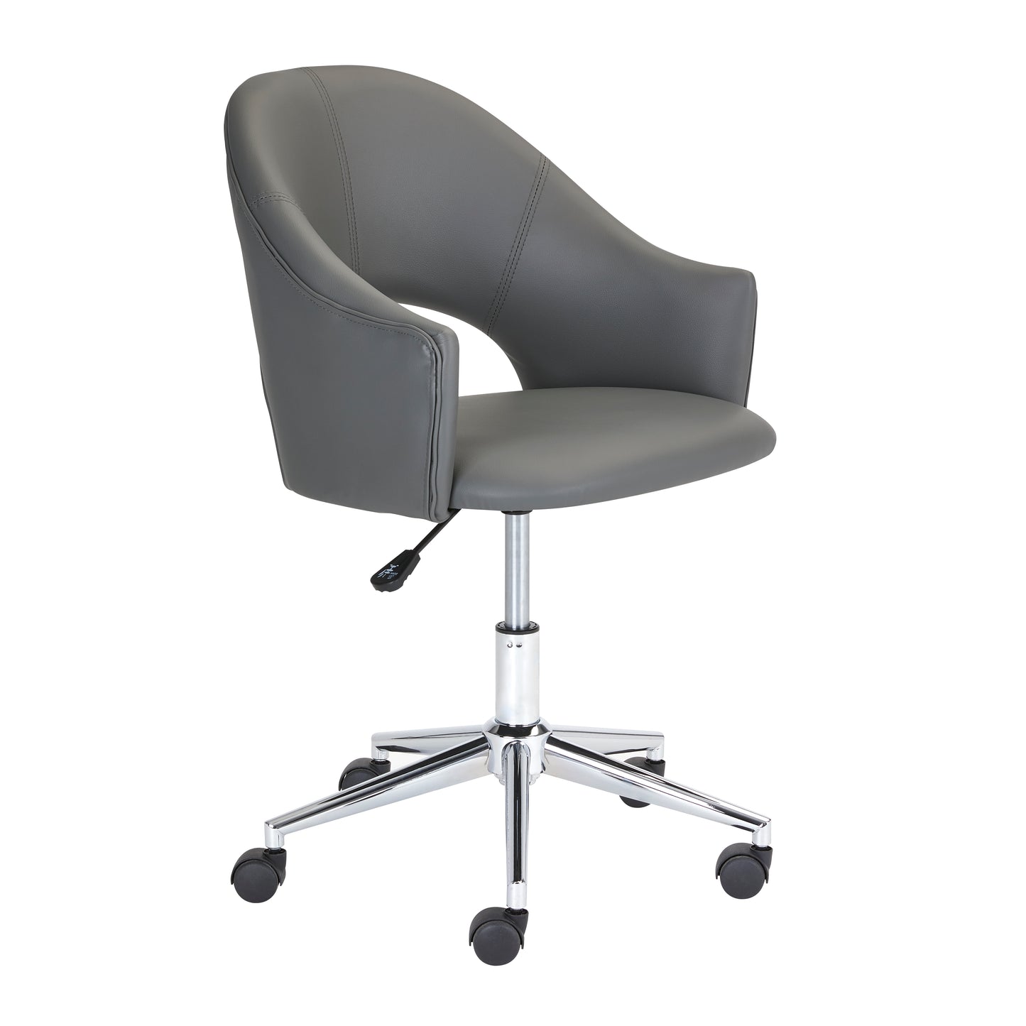 Charlie Office Chair - Silver - Ella and Ross Furniture