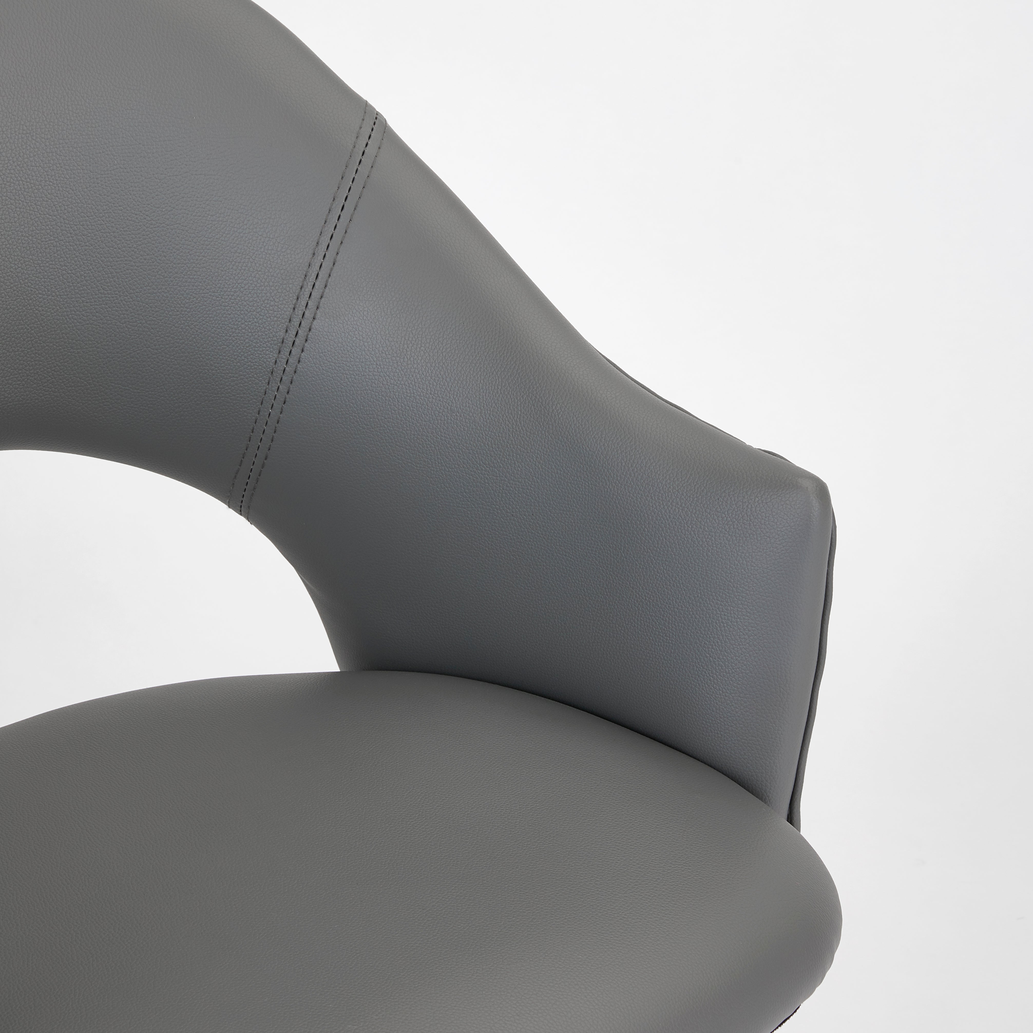 Charlie Office Chair - Silver - Ella and Ross Furniture