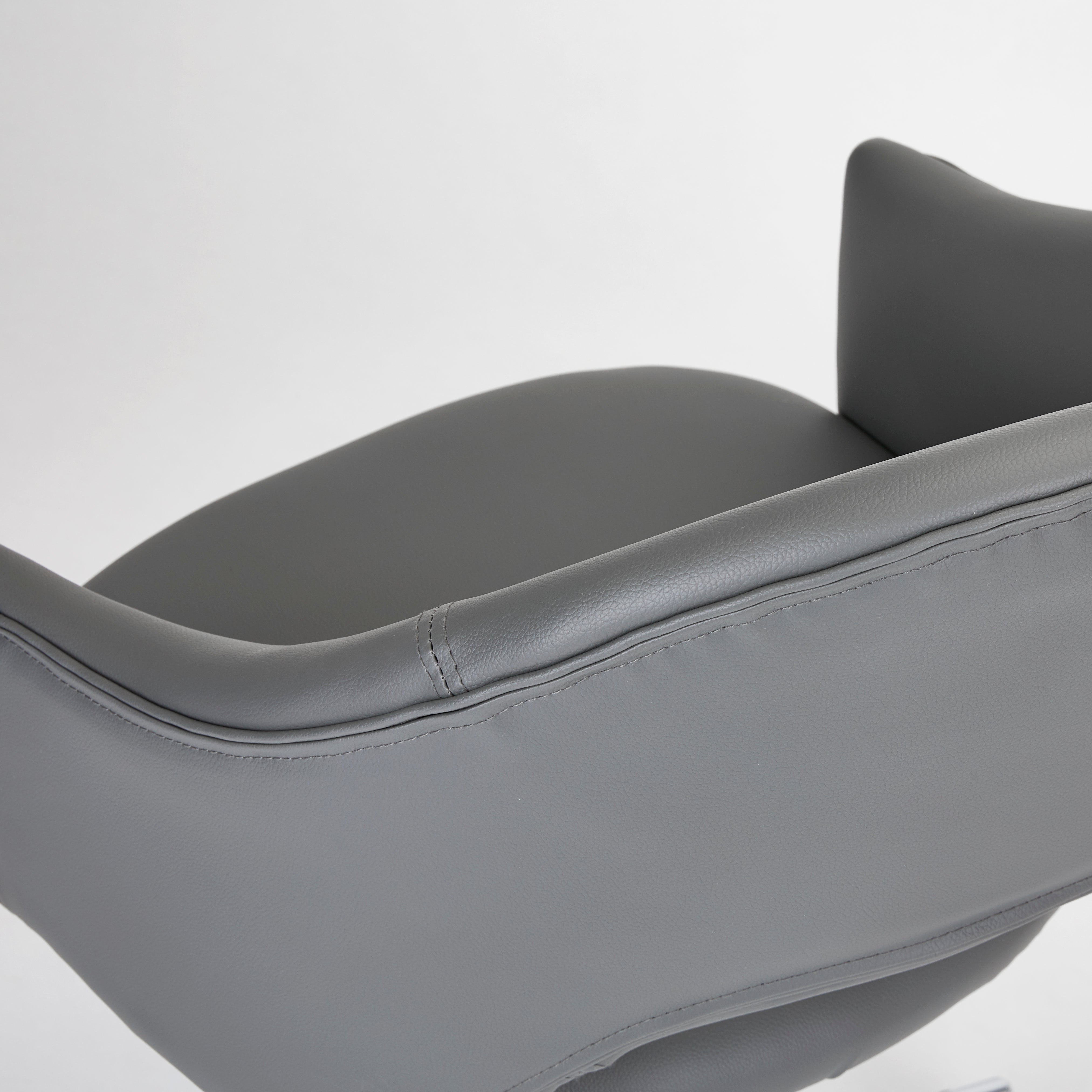 Charlie Office Chair - Silver - Ella and Ross Furniture