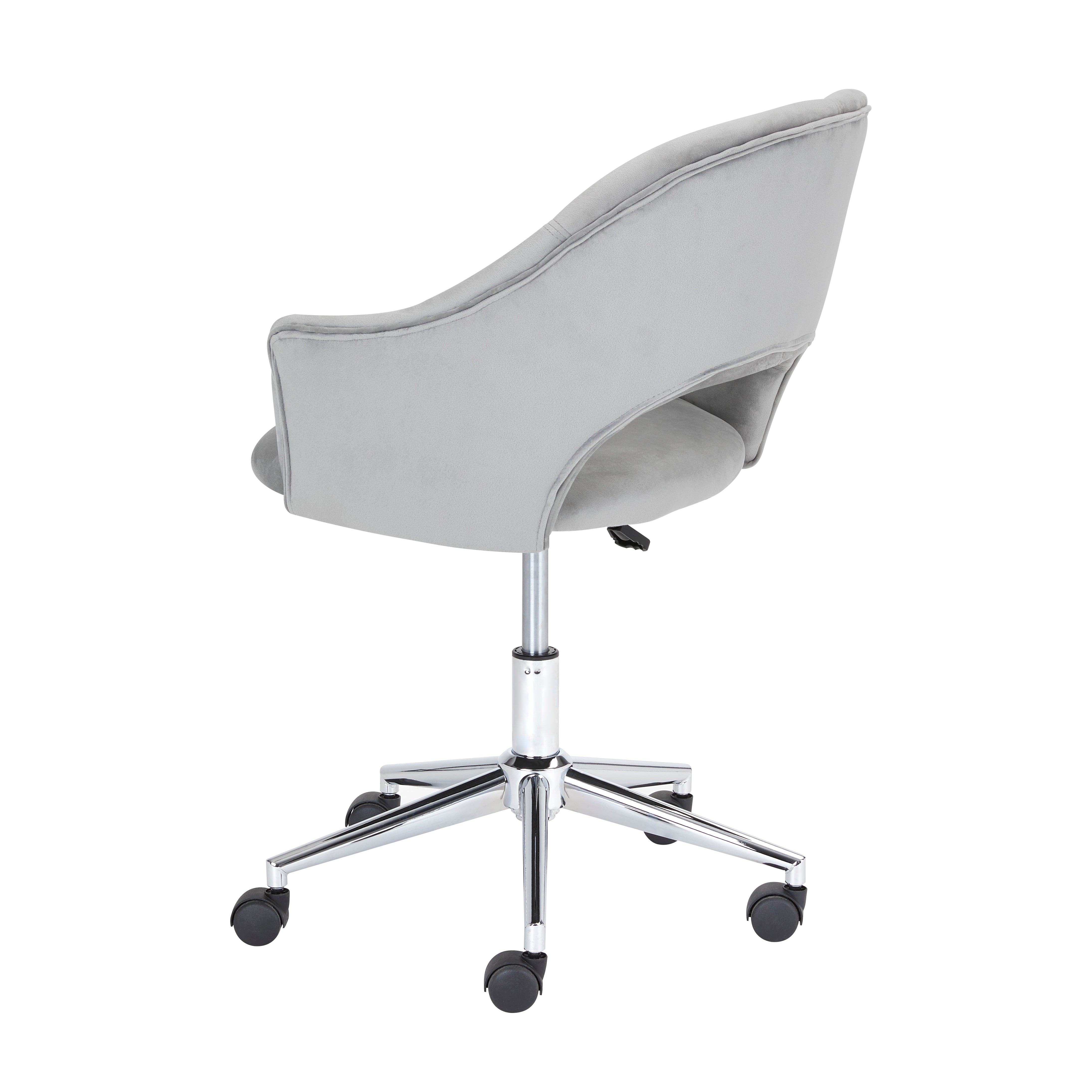 Charlie Office Chair - Silver - Ella and Ross Furniture