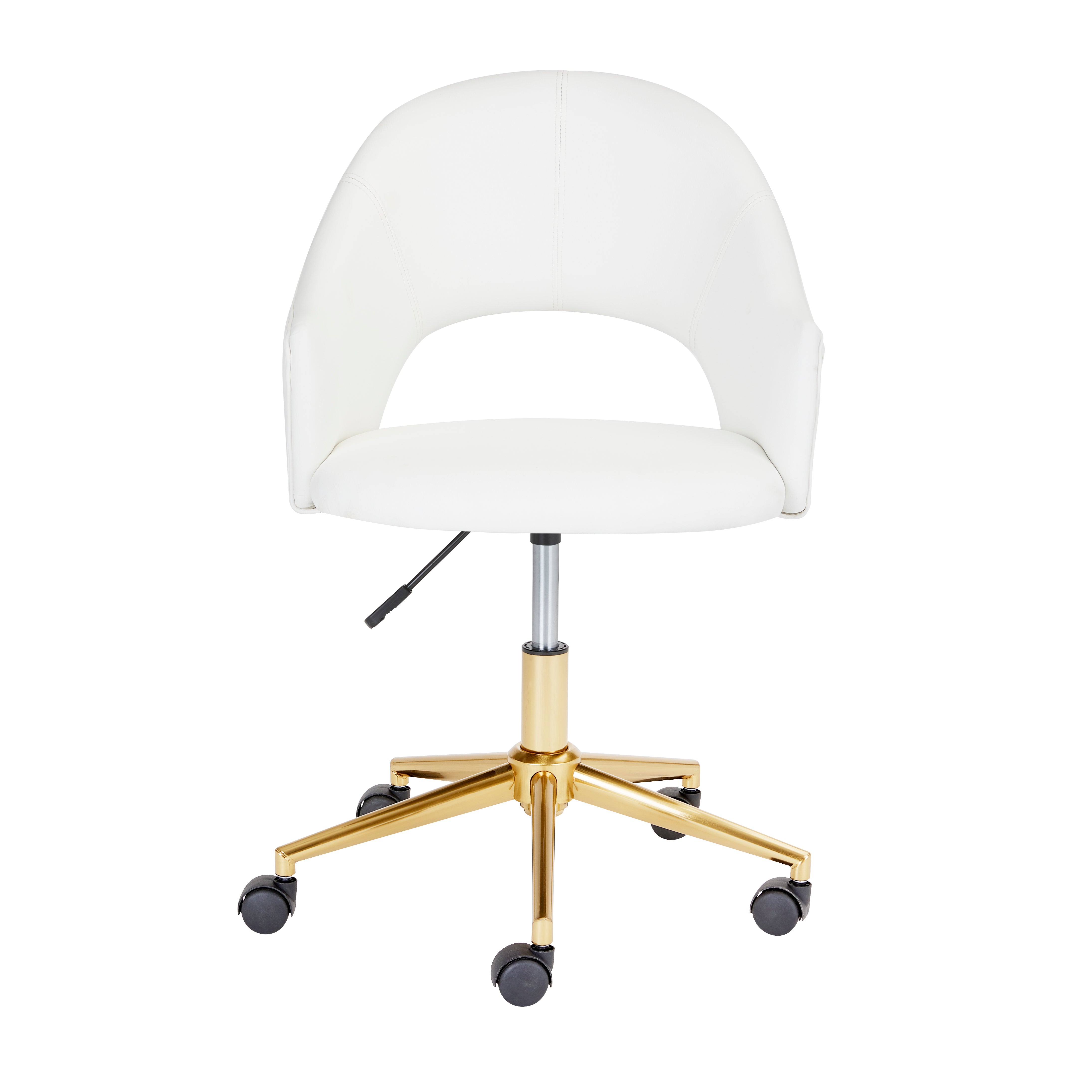 Charlie Office Chair - Gold - Ella and Ross Furniture