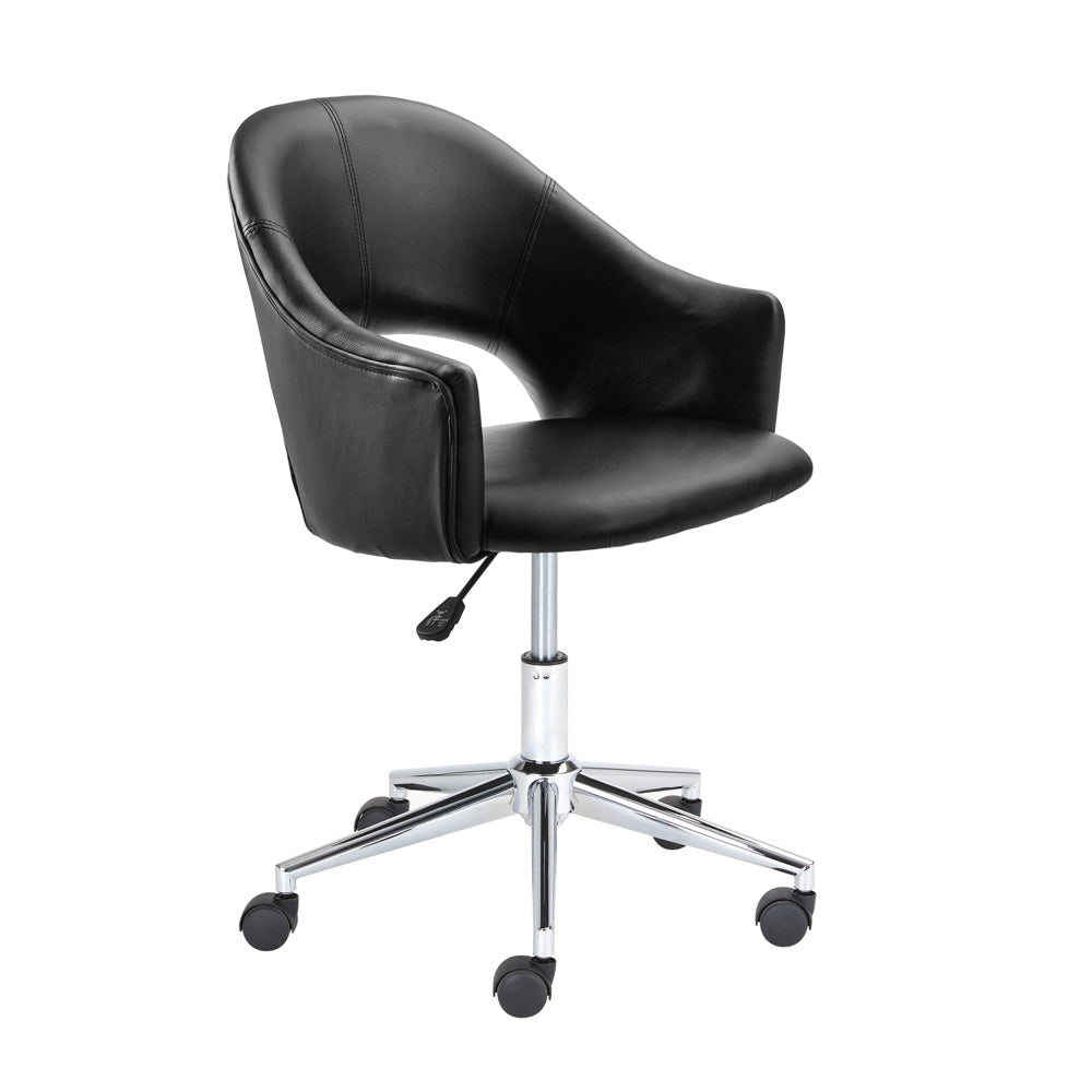 Charlie Office Chair - Silver - Ella and Ross Furniture