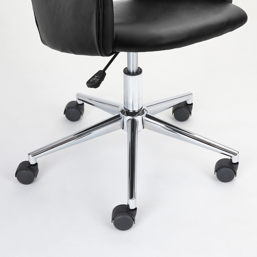 Charlie Office Chair - Silver - Ella and Ross Furniture