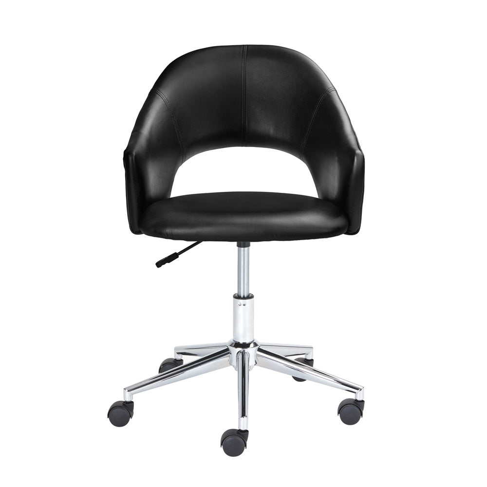 Charlie Office Chair - Silver - Ella and Ross Furniture