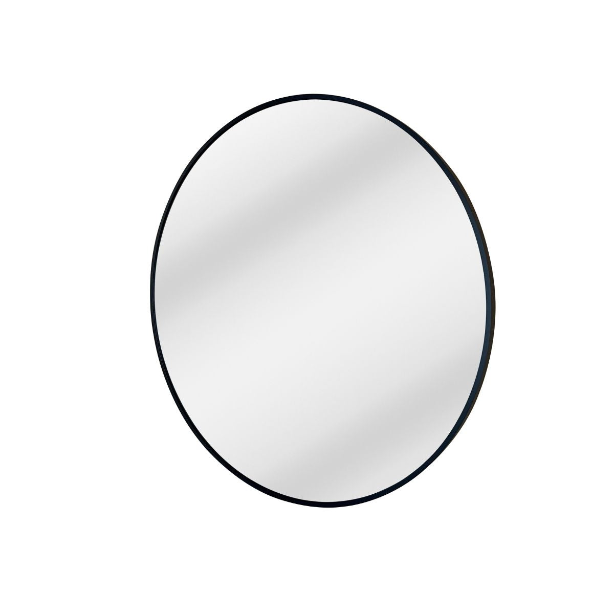 Charlotte Round Wall Mirror: Black Frame - Ella and Ross Furniture