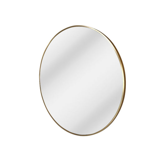 Charlotte Round Wall Mirror: Gold Frame - Ella and Ross Furniture