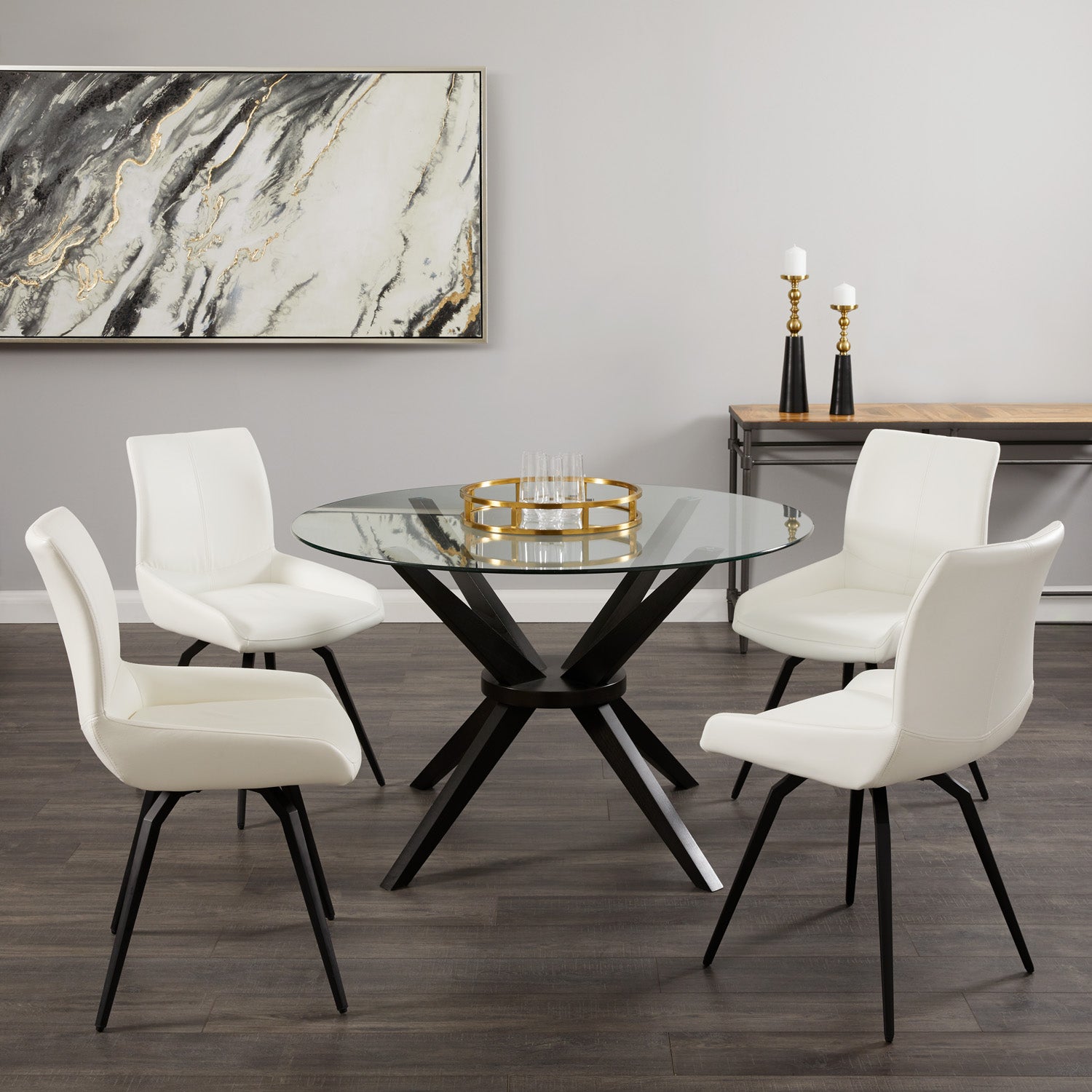 Norman Swivel Dining Chair - Ella and Ross Furniture