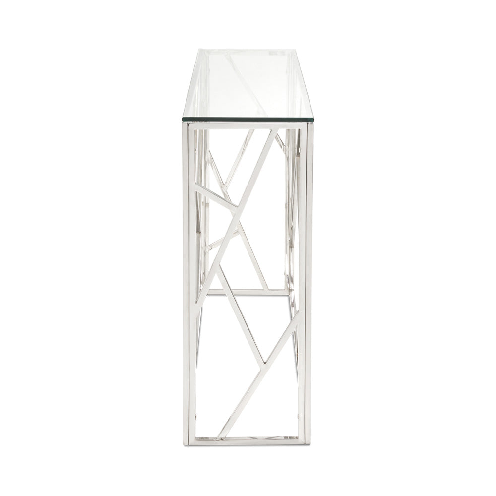 Cyprus Silver Console Table - Ella and Ross Furniture