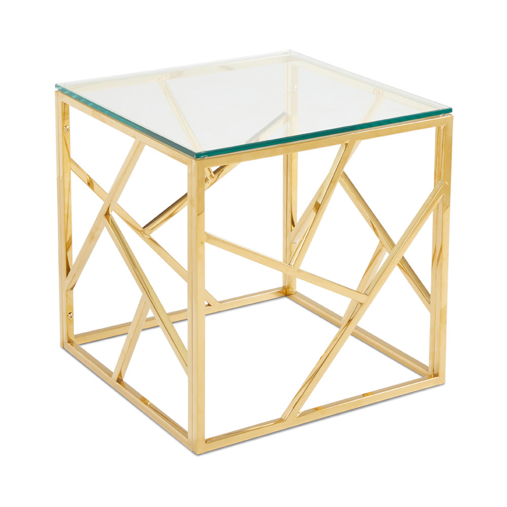 Cyprus Gold End Table - Ella and Ross Furniture