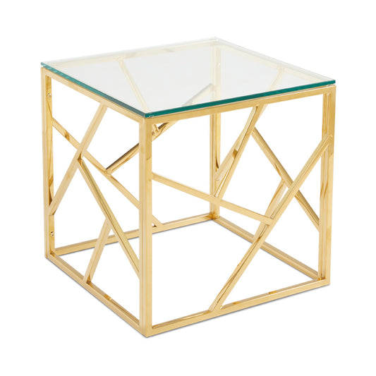 Cyprus Gold End Table - Ella and Ross Furniture