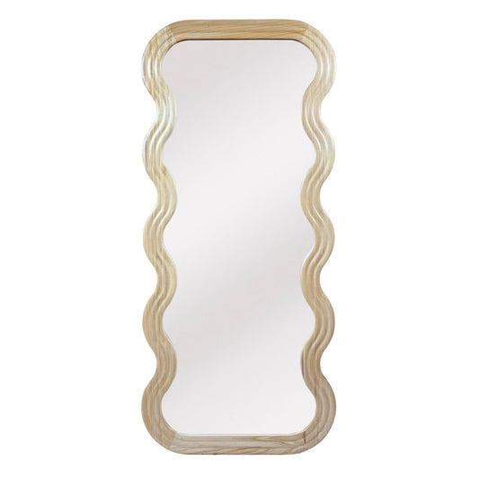 Elara Floor Mirror – Natural - Ella and Ross Furniture
