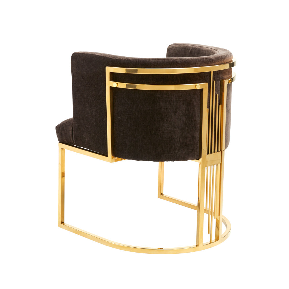 Elliot Accent Chair - Gold - Ella and Ross Furniture