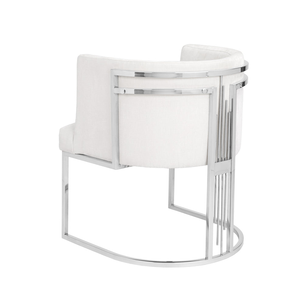 Elliot Accent Chair - Silver - Ella and Ross Furniture