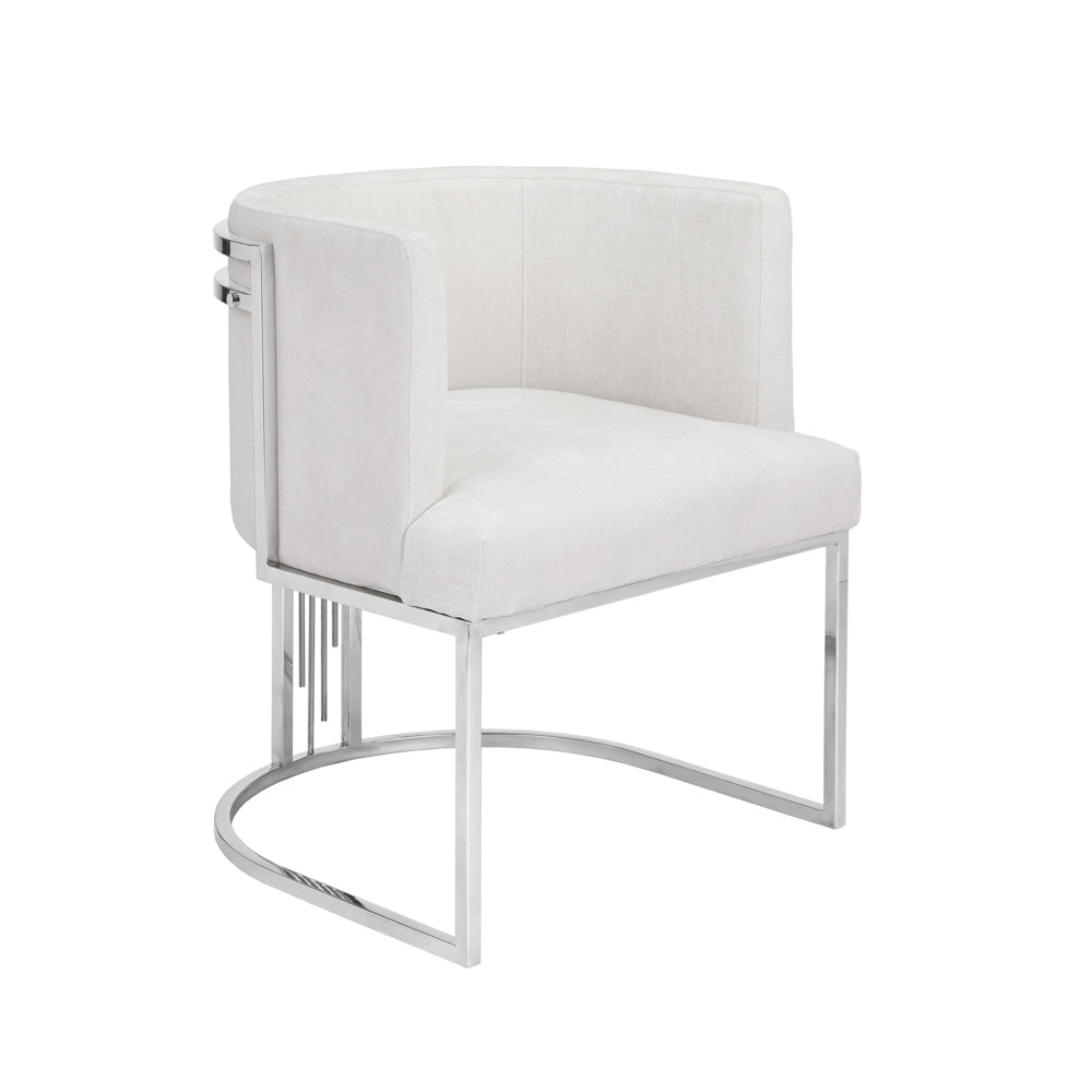 Elliot Accent Chair - Silver - Ella and Ross Furniture