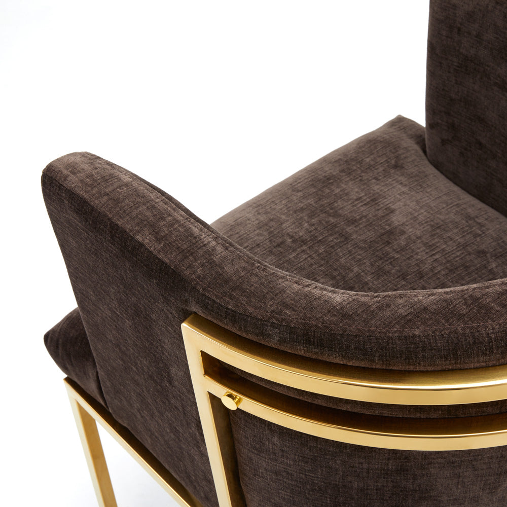 Elliot Accent Chair - Gold - Ella and Ross Furniture