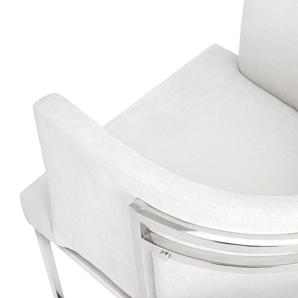 Elliot Accent Chair - Silver - Ella and Ross Furniture