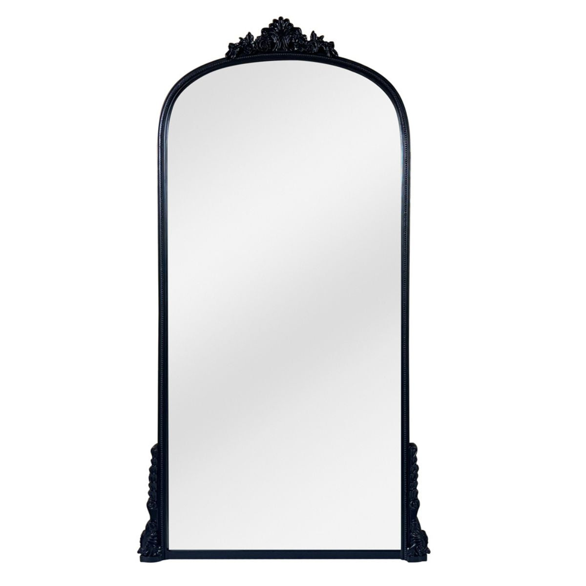 Eloise Luxury Floor Mirror: Black Frame - Ella and Ross Furniture
