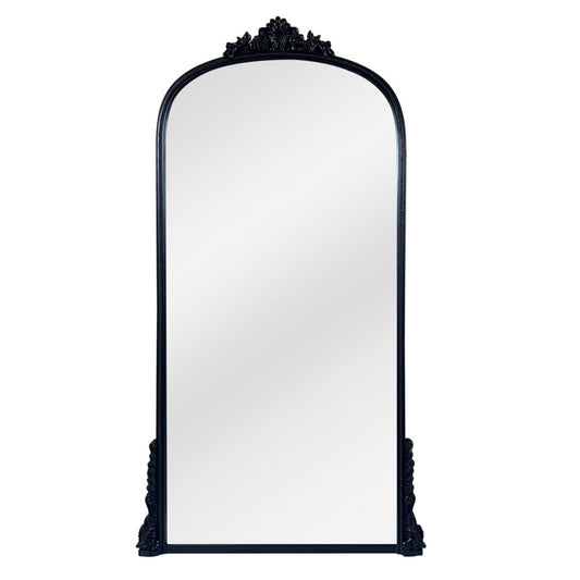 Eloise Luxury Floor Mirror: Black Frame - Ella and Ross Furniture