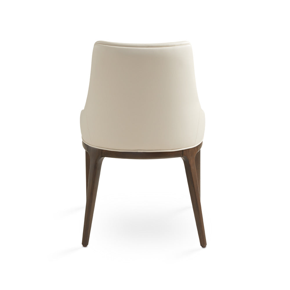 Emmett Dining Chair aspen taupe PU - Ella and Ross Furniture