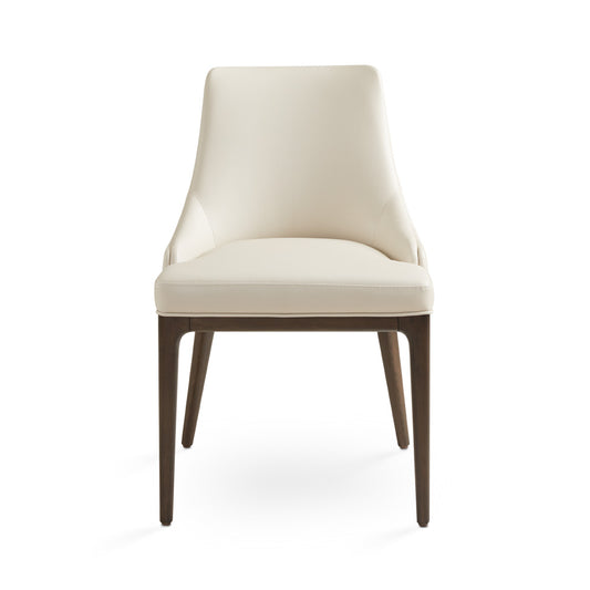 Emmett Dining Chair aspen taupe PU - Ella and Ross Furniture