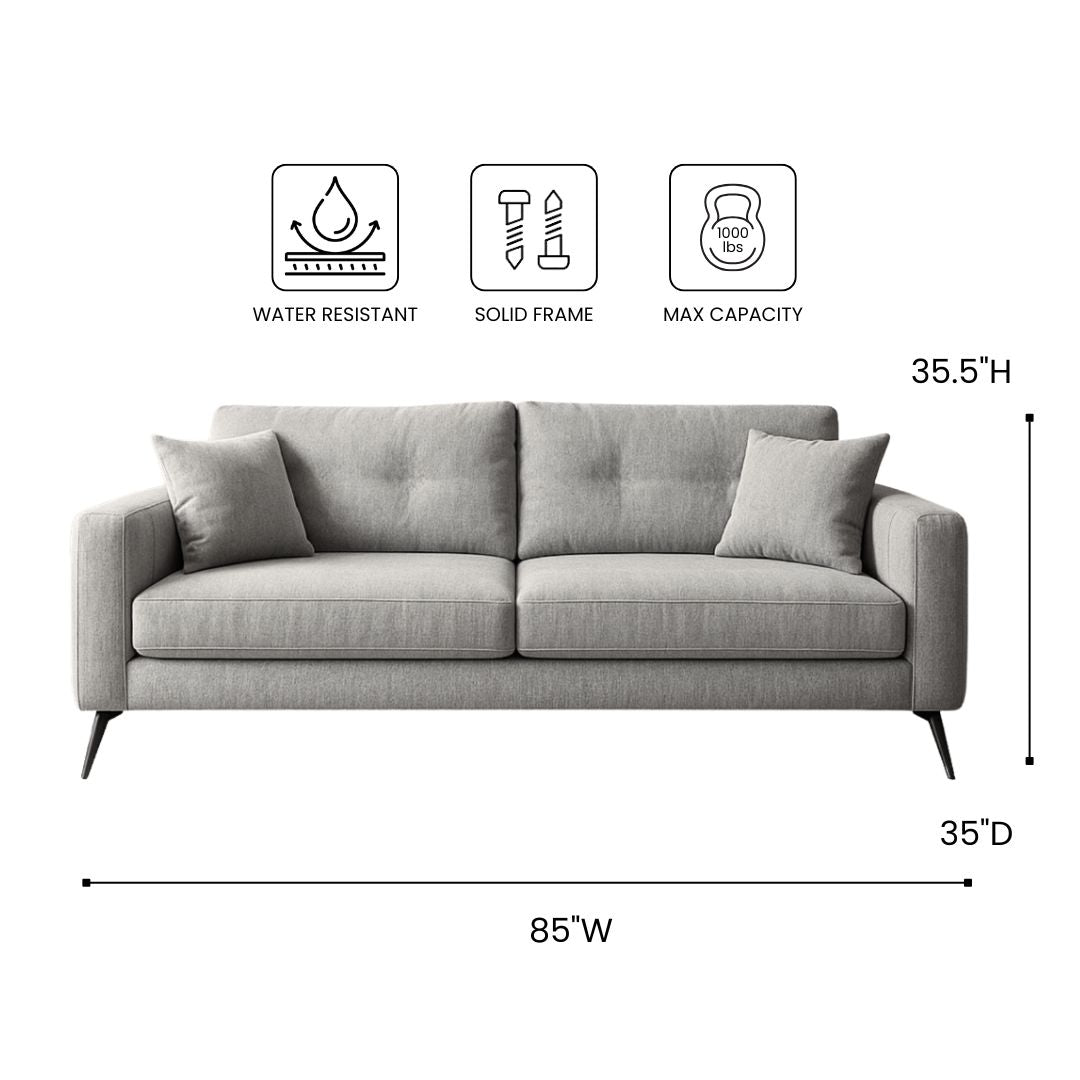 Everly Sofa in Grey - Ella and Ross Furniture
