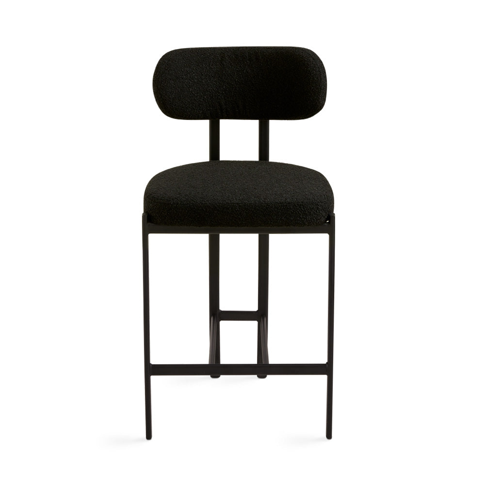 Ezra Counter Chair in Black - Ella and Ross Furniture