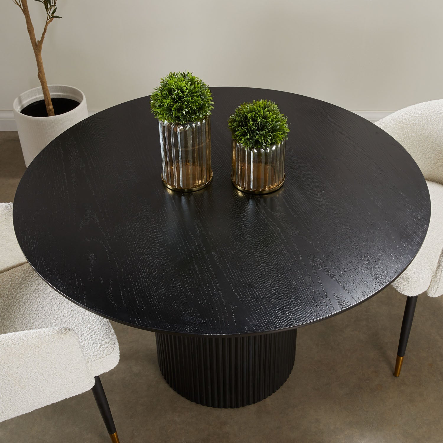 Harper Dining Table in Black - Ella and Ross Furniture