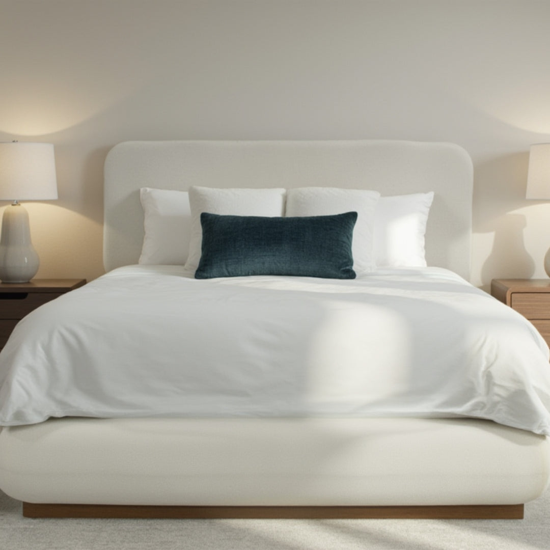 Hayden Queen Bed – Greige - Ella and Ross Furniture