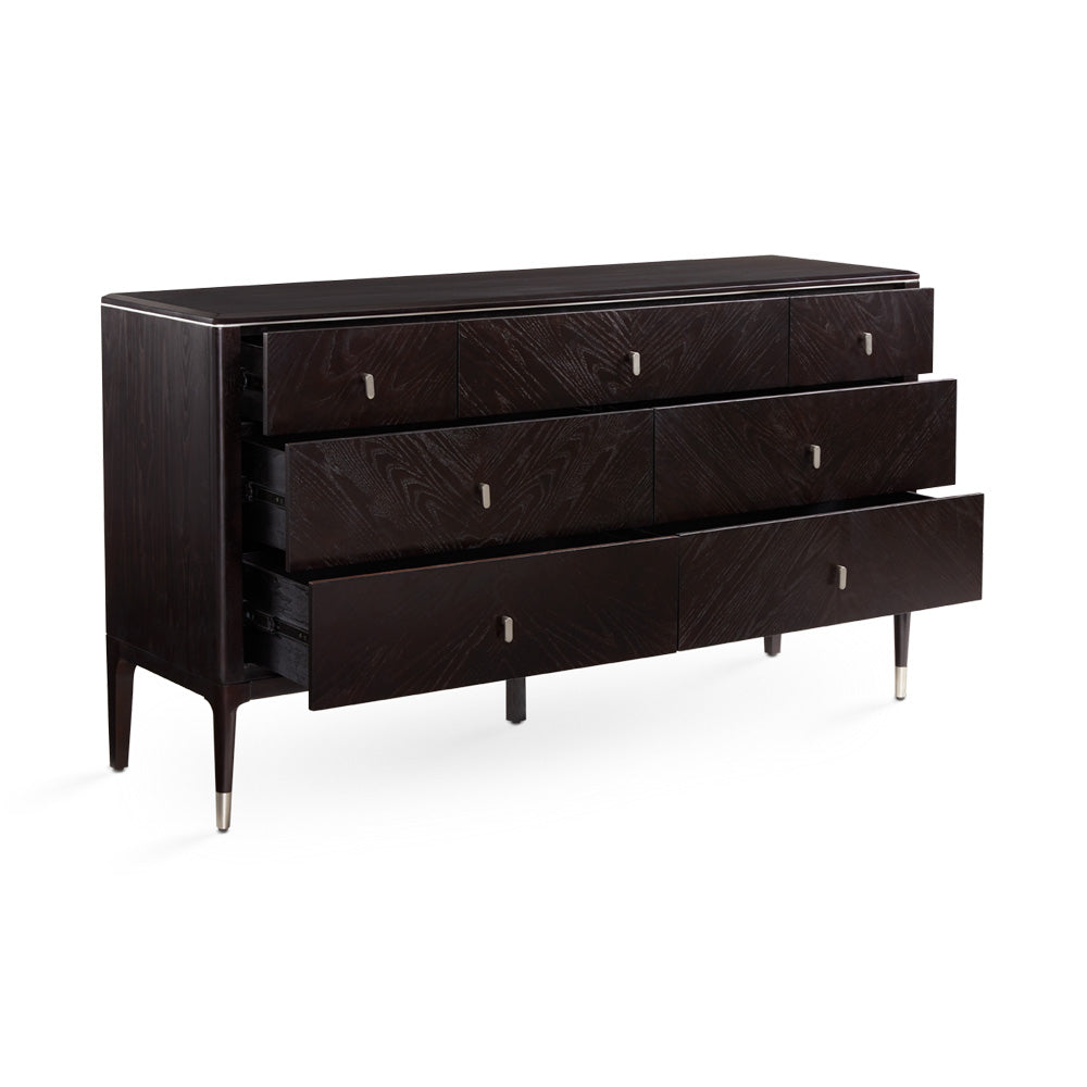 Horizon Ash Wood 7-Drawer Dresser - Ella and Ross Furniture