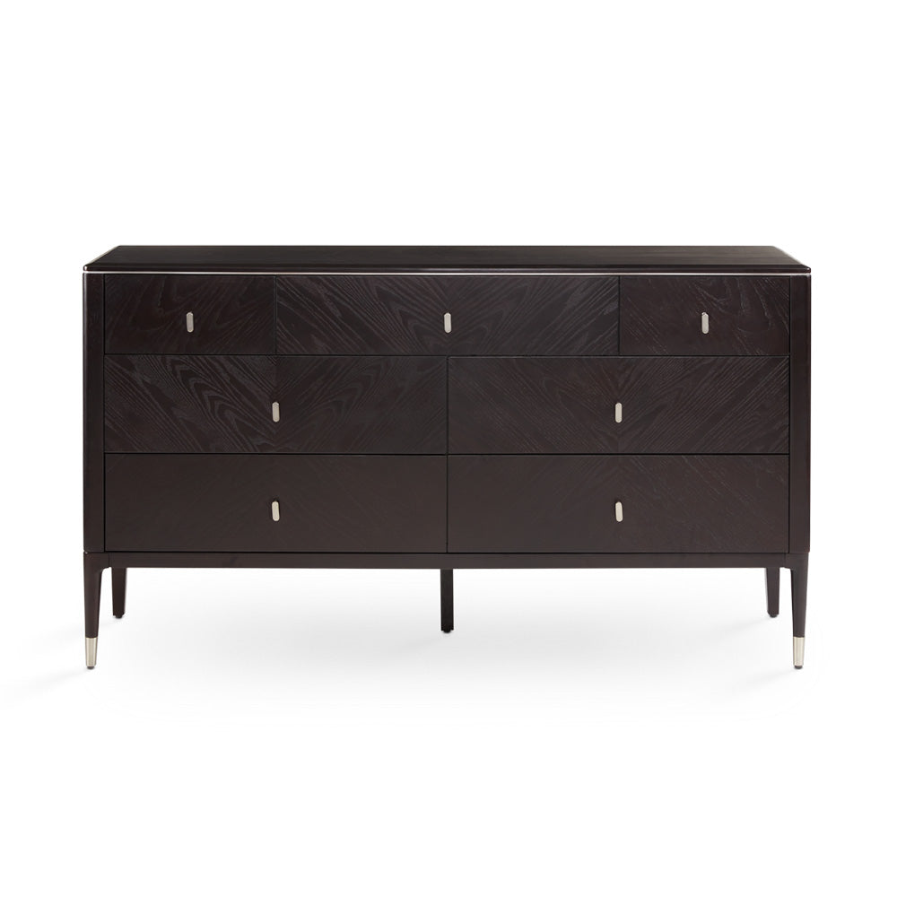 Horizon Ash Wood 7-Drawer Dresser - Ella and Ross Furniture