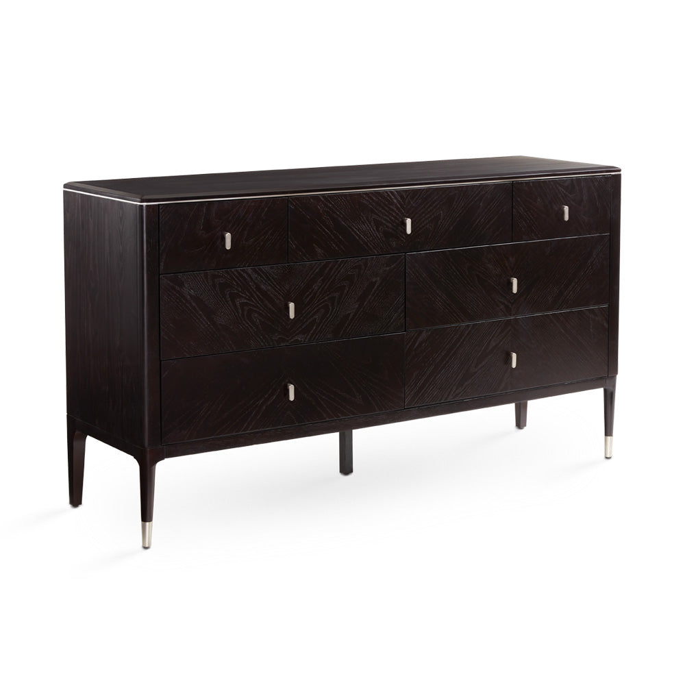 Horizon Ash Wood 7-Drawer Dresser - Ella and Ross Furniture