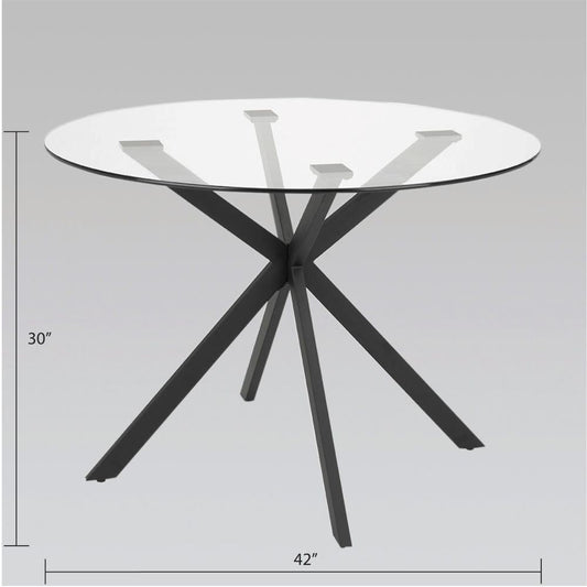Ivanna Black Dining Table.