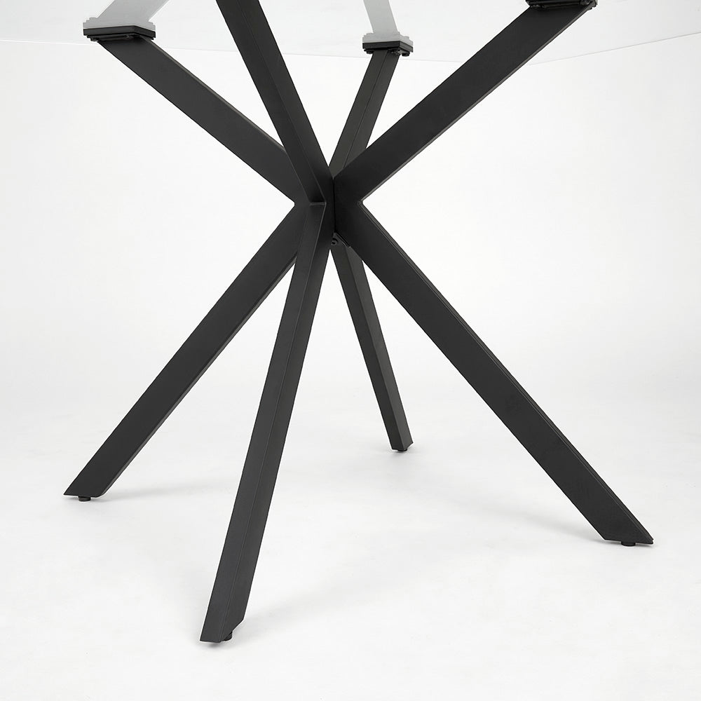 Ivanna Black Dining Table - Ella and Ross Furniture