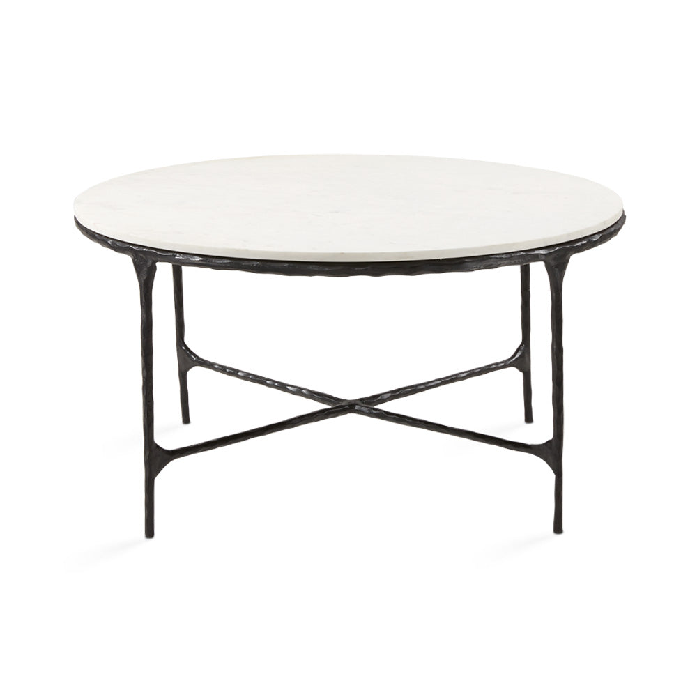 Kali Marble Coffee Table - Black - Ella and Ross Furniture