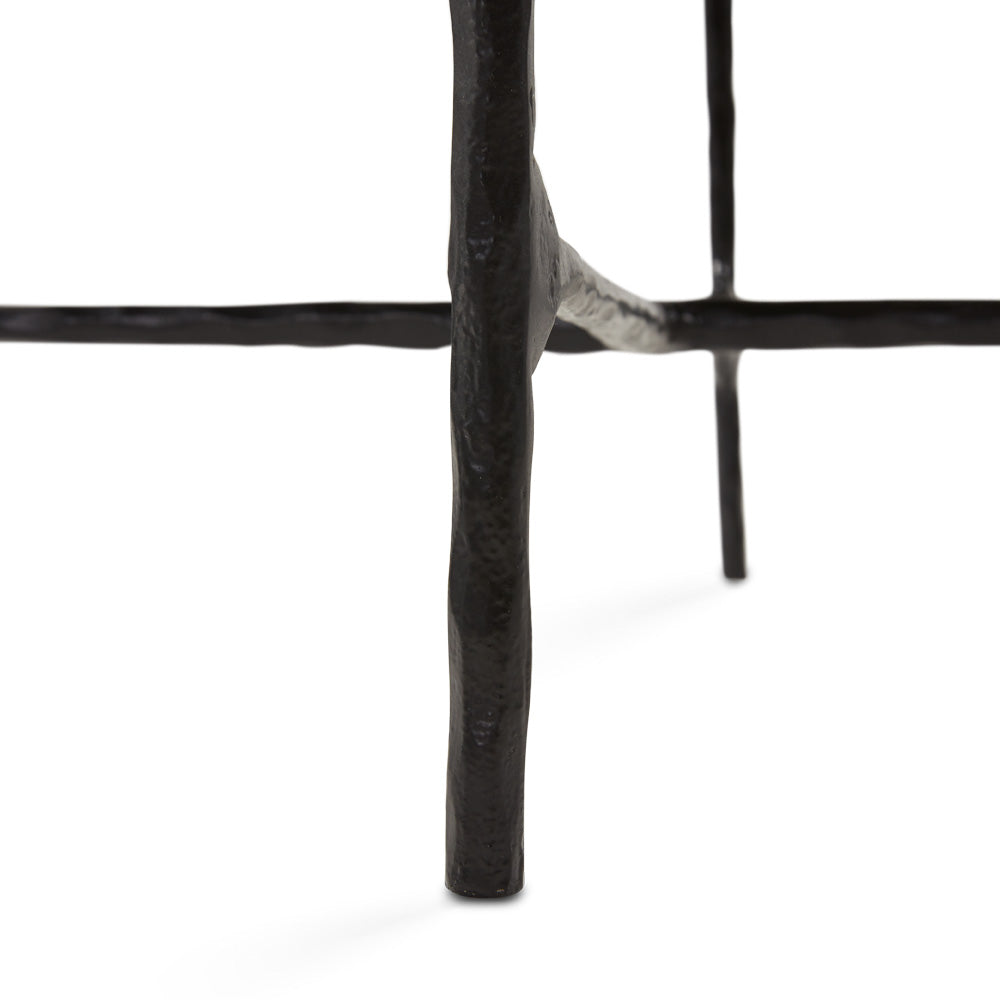 Kali Marble Coffee Table - Black - Ella and Ross Furniture