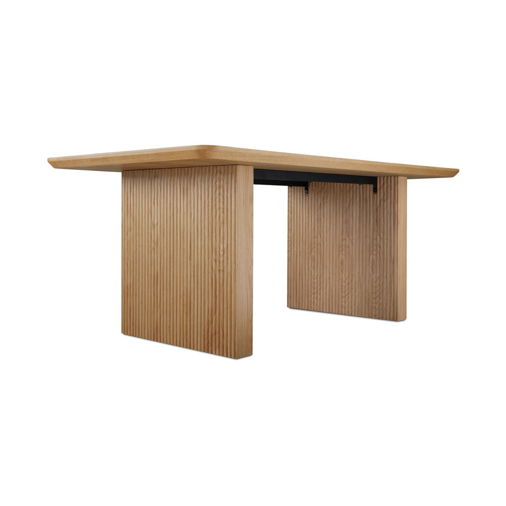 Oak Veneer Dining Table - Ella and Ross Furniture