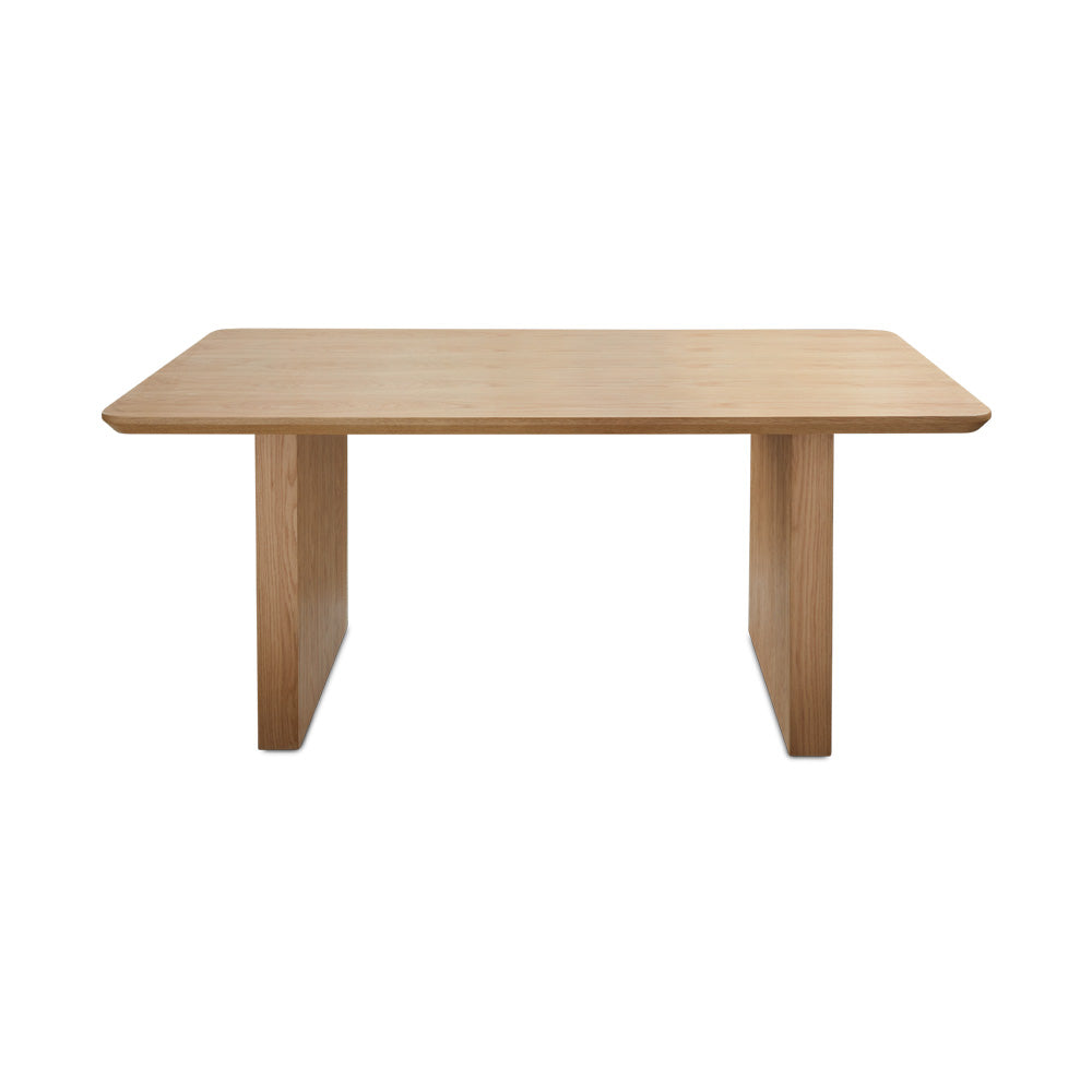 Oak Veneer Dining Table - Ella and Ross Furniture