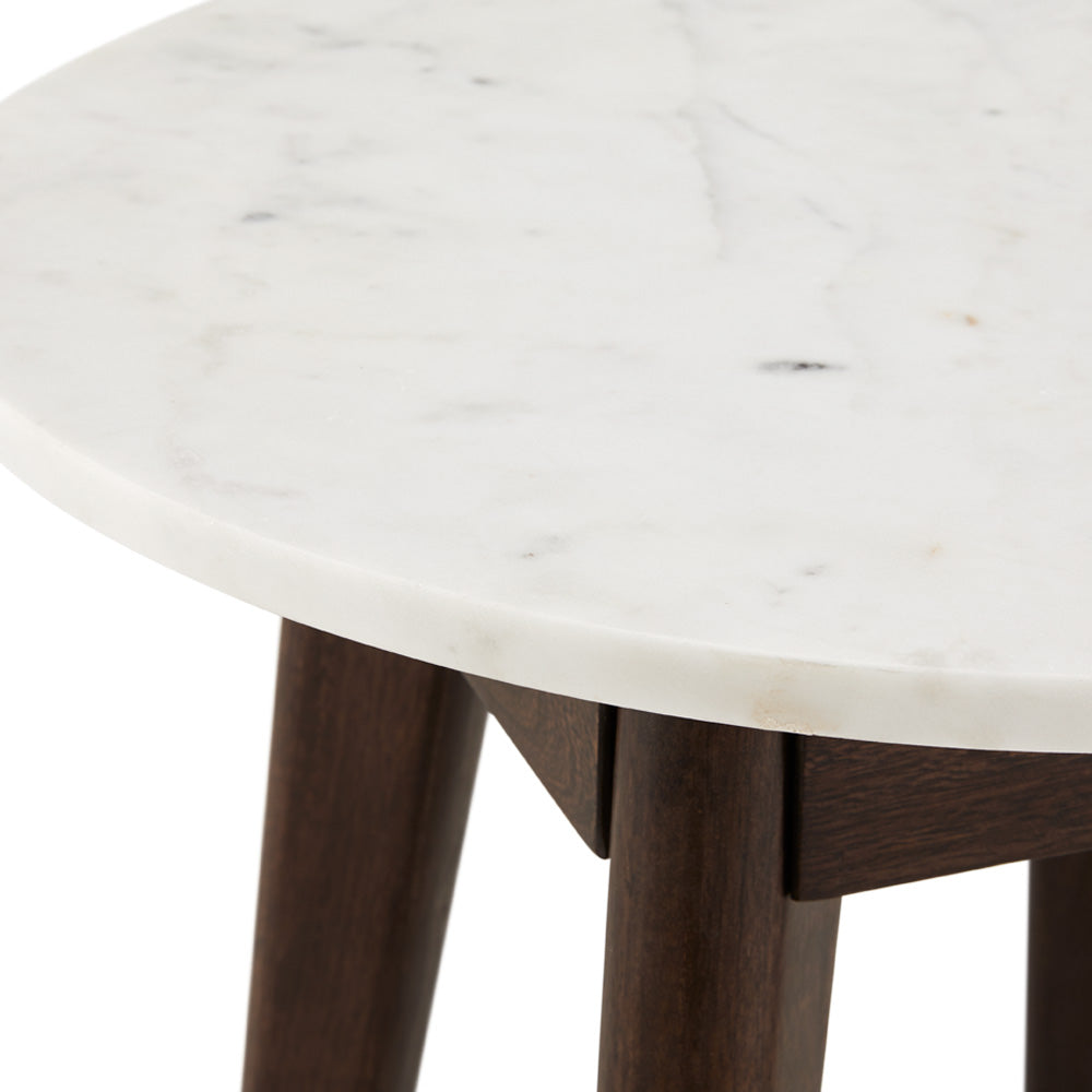Oberlin Marble End Table - Ella and Ross Furniture