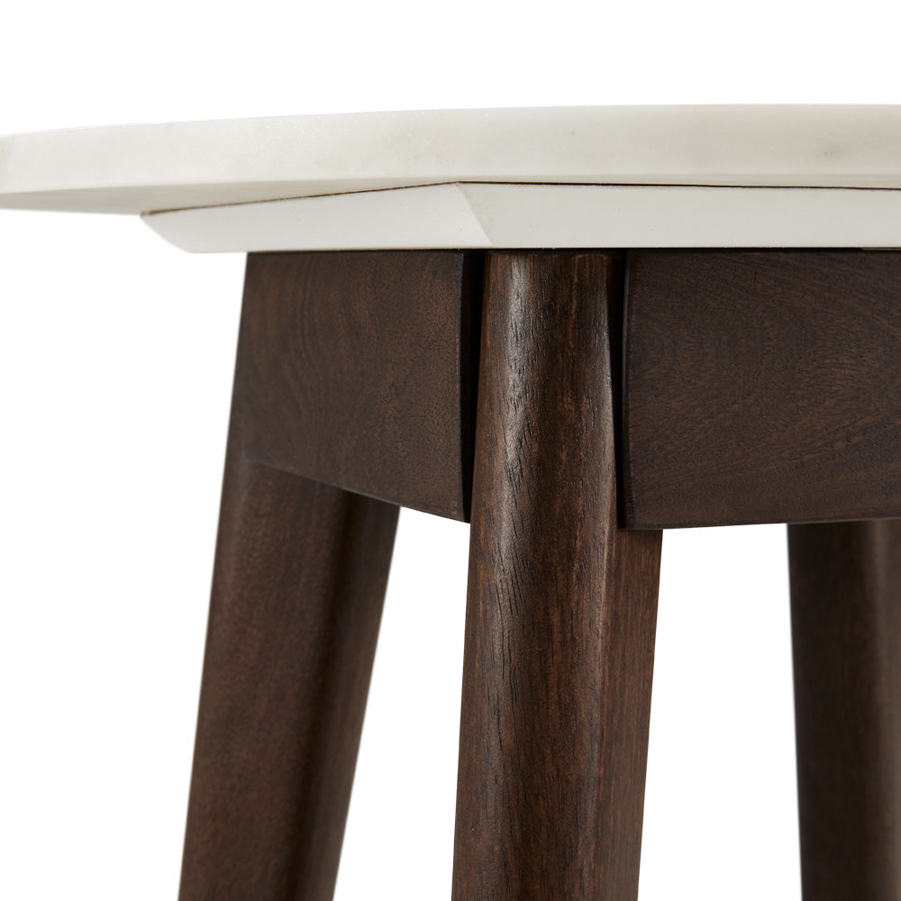 Oberlin Marble End Table - Ella and Ross Furniture