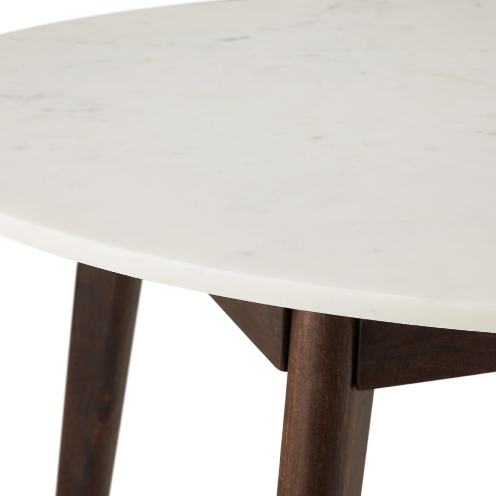 Oberlin Marble Round Dining Table - Ella and Ross Furniture