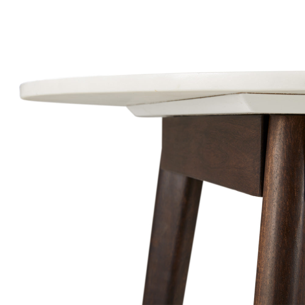 Oberlin Marble Round Dining Table - Ella and Ross Furniture