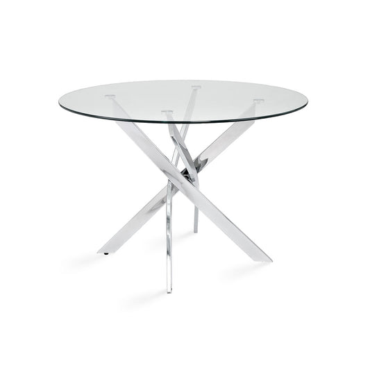 Olen Silver Dining Table - Ella and Ross Furniture