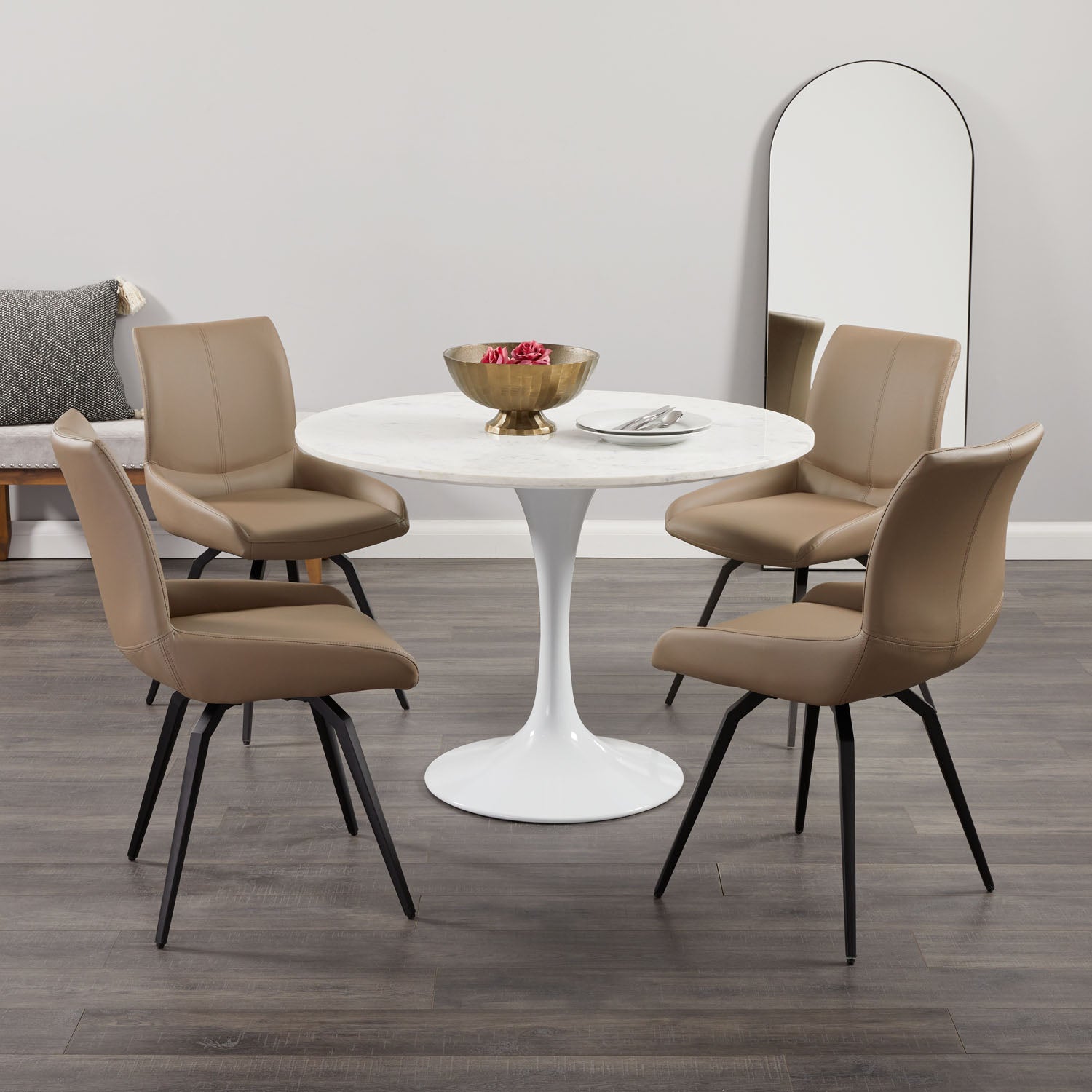 Norman Swivel Dining Chair - Ella and Ross Furniture
