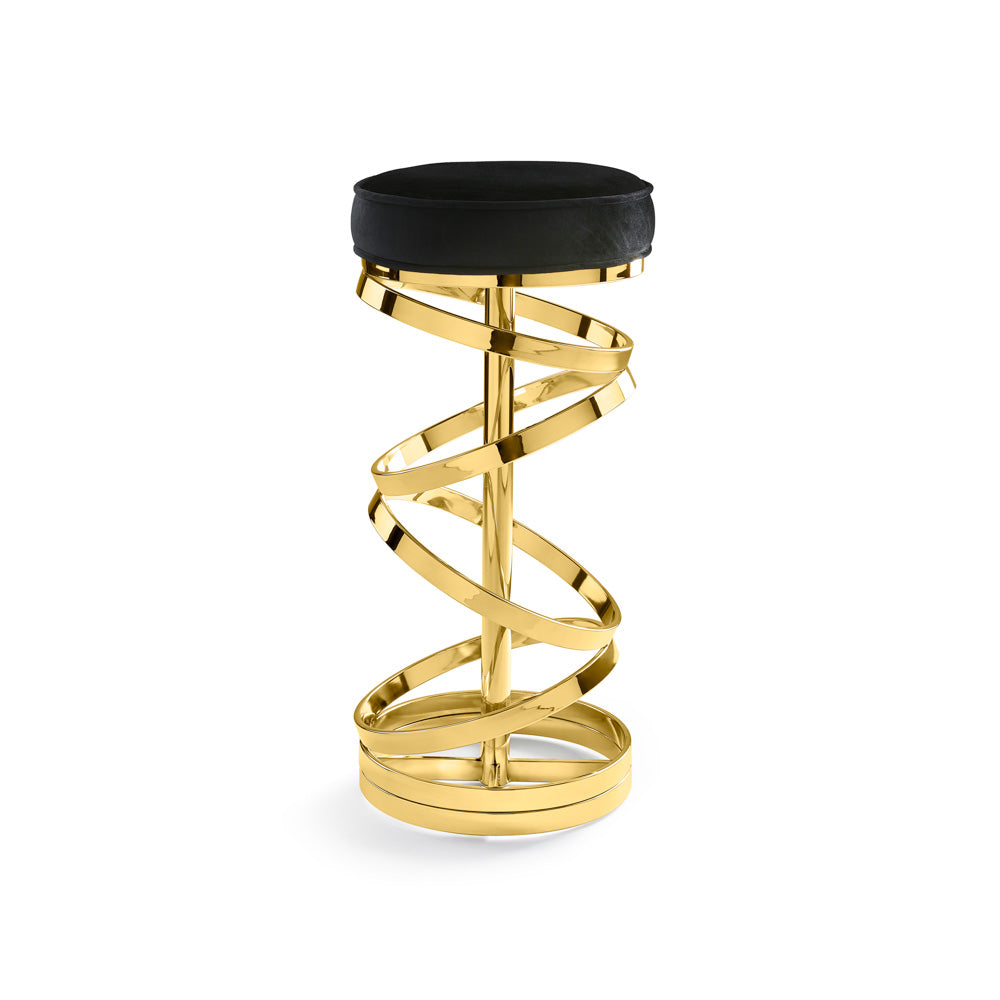 Sterling Gold Counter Stool - Ella and Ross Furniture